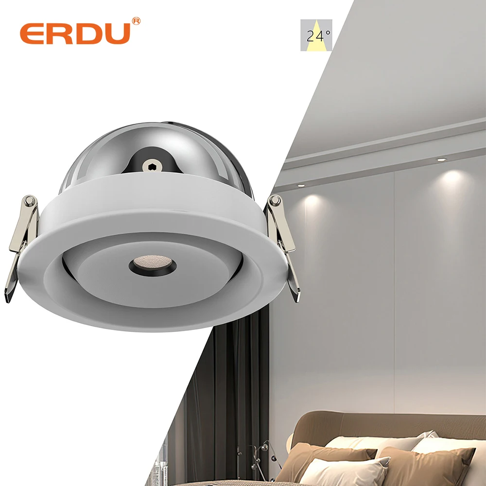 ERDU Led Embedded Downlight Spot Light 10w Wall Washer Modern Led Downlight