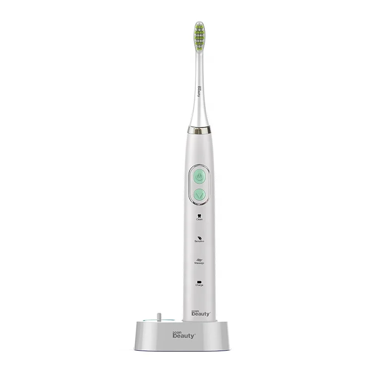 
Replaceable Head Couple Travel Adult Soft Makeup Brush Automatic Sonic Electric Toothbrush 3 Modes IPX7 Waterproof 