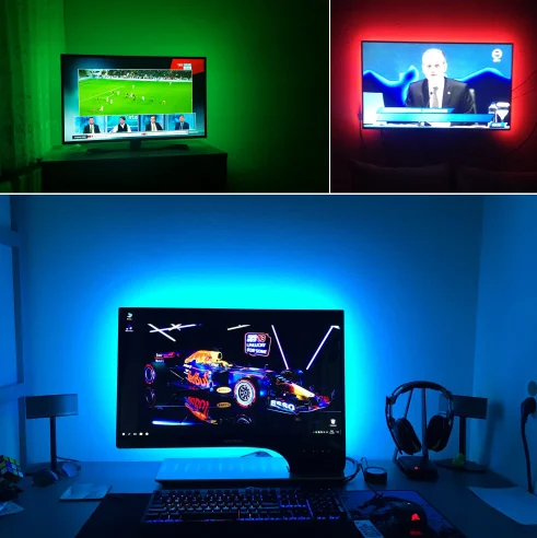 Новый дизайн Лидер продаж 5 метров Magic 5050 Цифровой RGB Светодиодная лента с контроллером и блок питания