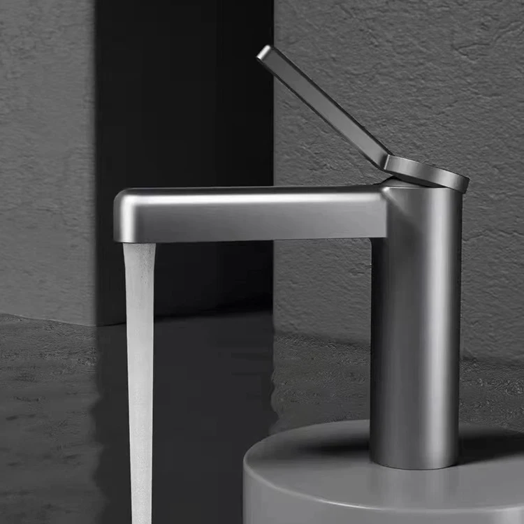 Bathroom Faucet One Handle Basin Mixer Tap Single Hole Desk Mount Hot Cold Mixer Faucet Brass Sink Basin Taps