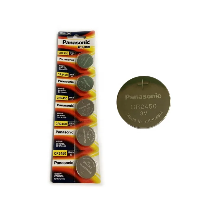  Первичная литиевая батарея Panasonic CR2450 CR2032 CR2025 CR1632 CR2016
