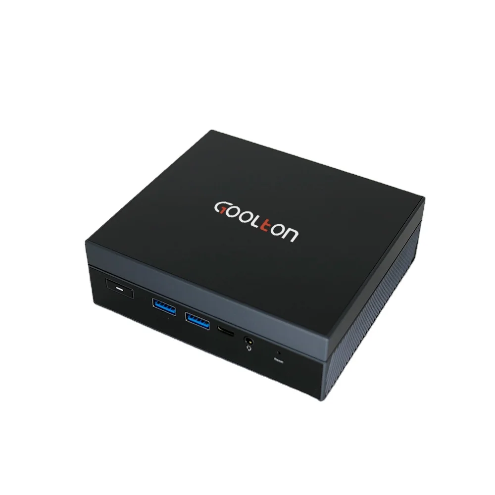 Goolton small mini pc portable Intel N5105 8GB 128GB with fan USB3.0 RJ45 USB-C for gaming
