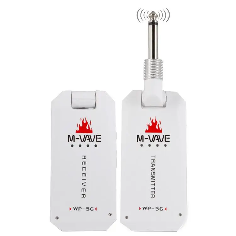 New M-VAVE WP-3 m Wireless Guitar System Guitar Wireless Transmitter Receiver 2.4Ghz Rechargeable Wireless Audio System (WS-100)