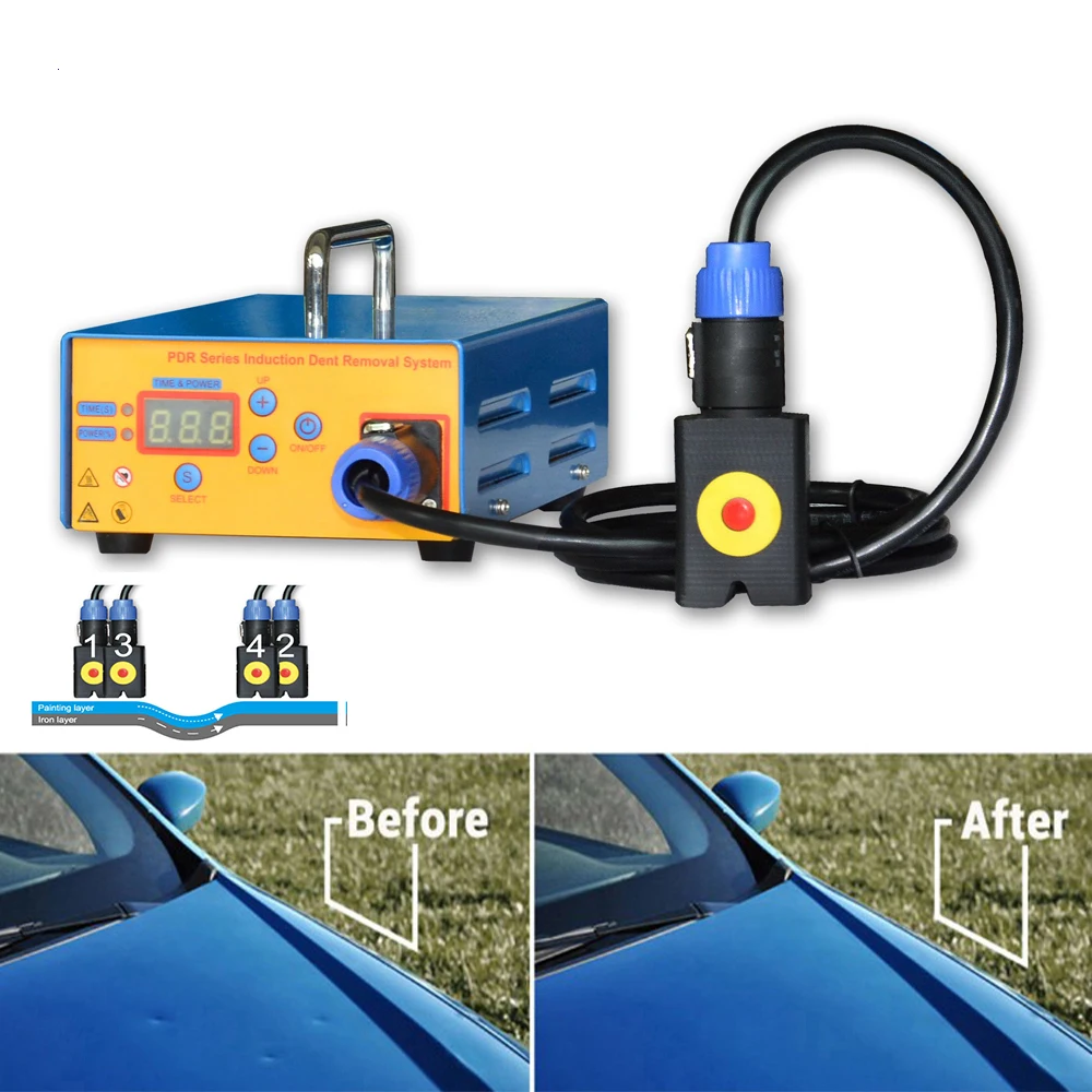 Portable  Dent Repair Kit for Auto Body 110V/220V Stud Car Dent Puller Stud Welding Spot Welder Dent Puller Tool Set