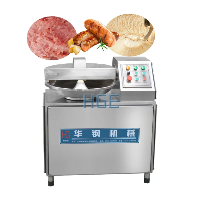 304 stainless steel small meat bowl cutter chicken meat chopping chopper sausage cutting mixing machine