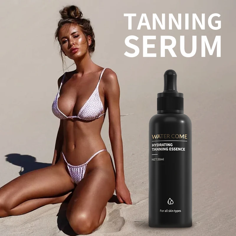 Dry Aloe Tanning Oil Bulk Summer Beach Tan Oil Set High Quality 30ml 50ml Natural Oil Tanning Serum Long Lasting