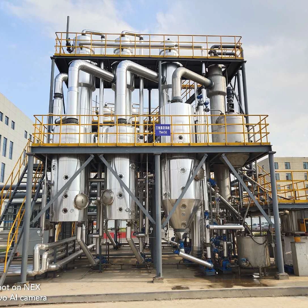 2021 Newest Model Multi Effect Diary Milk Evaporator With Vacuuming