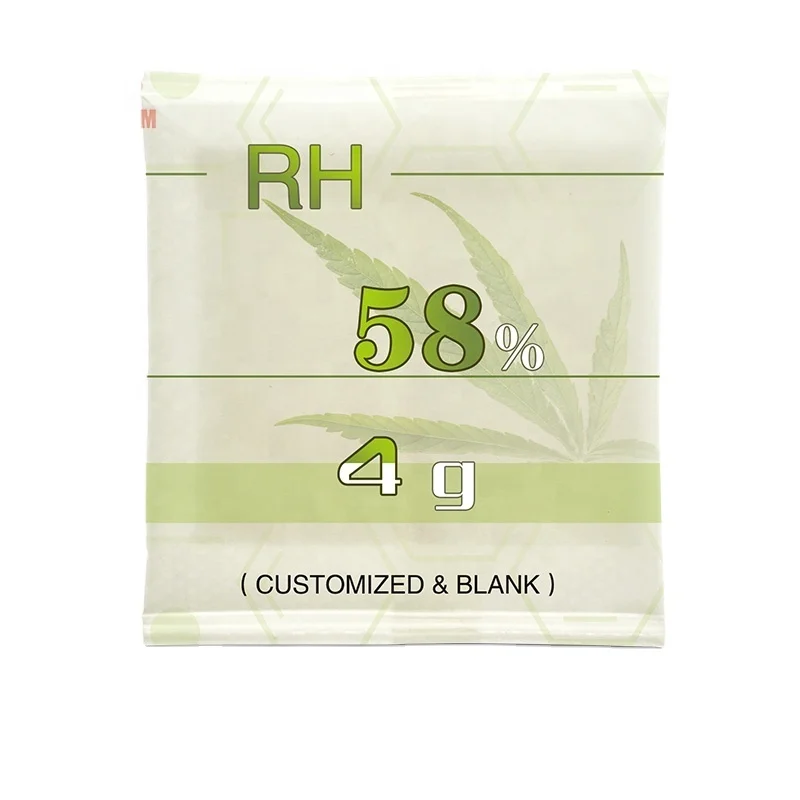 RH58% 4g two way fiber humidity control pack package packet stabilizer moist moisture dried flowers