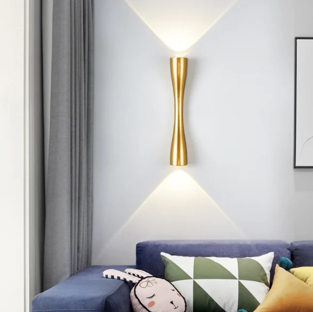 Nordic Personality wall lamp simple led living room Background Wall Lamp hotel hall corridor lighting Up and Down