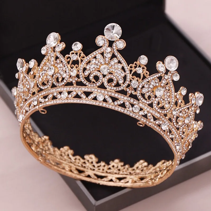 
Top-selling Bride diamond crown hair band wedding dress accessories headwear 