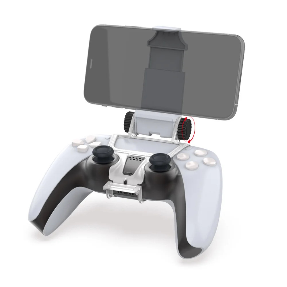 PS5 Controller Phone Clip Holder Clamp Mount Bracket for Sony PlayStation 5 PS5 Dual Shock Wireless Controller