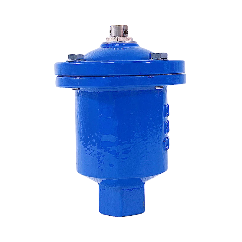 Industrial commercial threaded single hole air vent valve ductile iron end automatic air release valve exhaust valve
