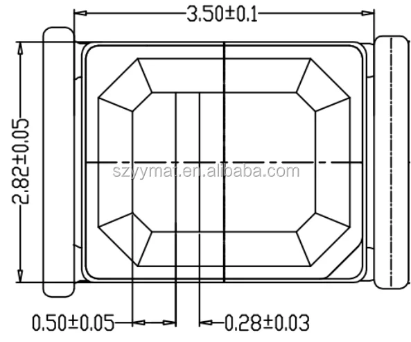 High quality SMD LED 2835 chip 1w 6V@150mA  Cri>80  130-140lm VF6.0-6.3/6.3-6.6 Chip