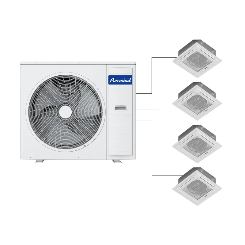 Дешевый потолочный кондиционер 18000btu 36000 48000 60000btu охлаждающий нагреватель