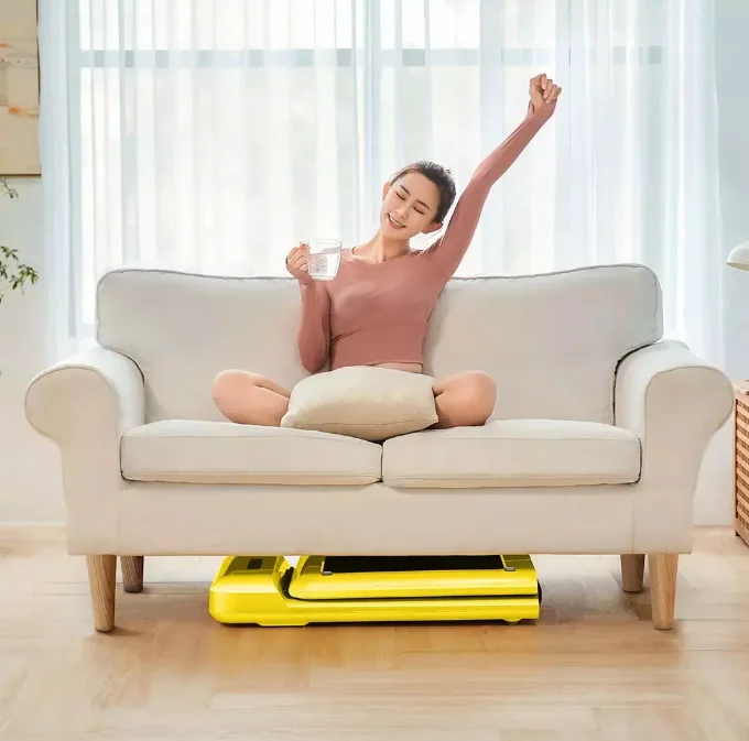 Smart Home Use Foldable walking pad with LED Screen App-Controlled Electric Motor Cardio Function for Running and Walking