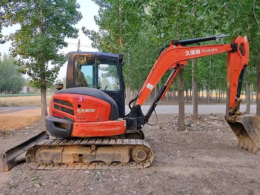 KX165-5 165 гидравлический гусеничный экскаватор KUBOTA 6 5 тонн Строительная техника по низкой цене