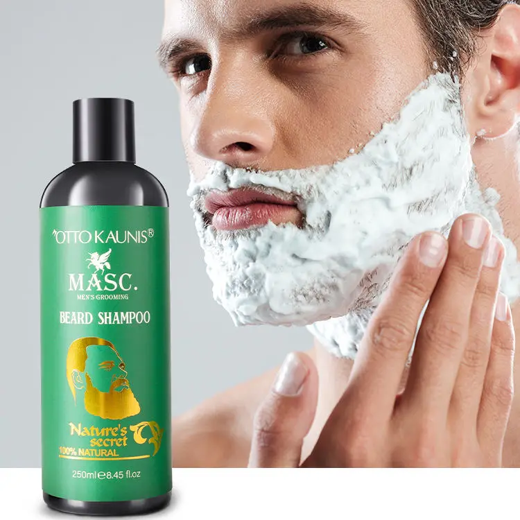 Factory Price OEM Professional Organic Beard Growth Oil Beard Care Kits with Beard Wash and Conditioner