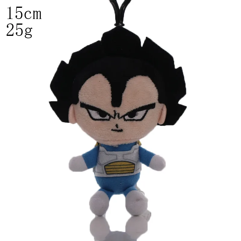 Cheap Wholesale Anime Dragon balls plush keychain 5 models kawaii soft toys small  plush yoy for kids toys