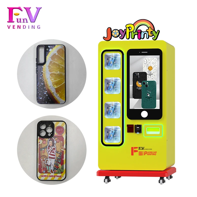 Phone case printer vending machine UV printing can print 3D effect pictures