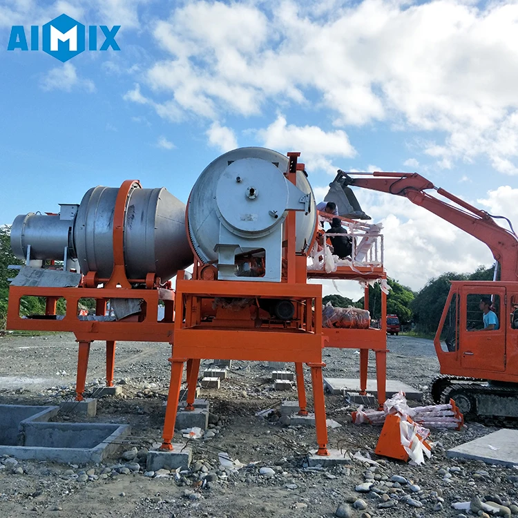 Aimix ALYJ-10 Китай хороший сервис битум асфальт смеситель завод барабан для продажи