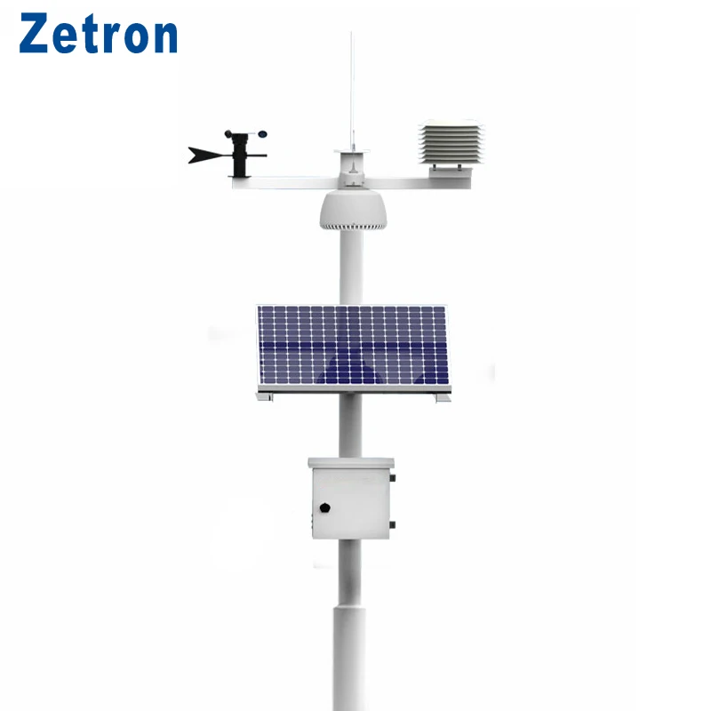 Zetron Outdoor GSM Wireless Air Pollution Monitor VOC /O3/ CO/ NO2/ SO2/ PM2.5/ PM10 CO2 Meter  Air Quality Monitor
