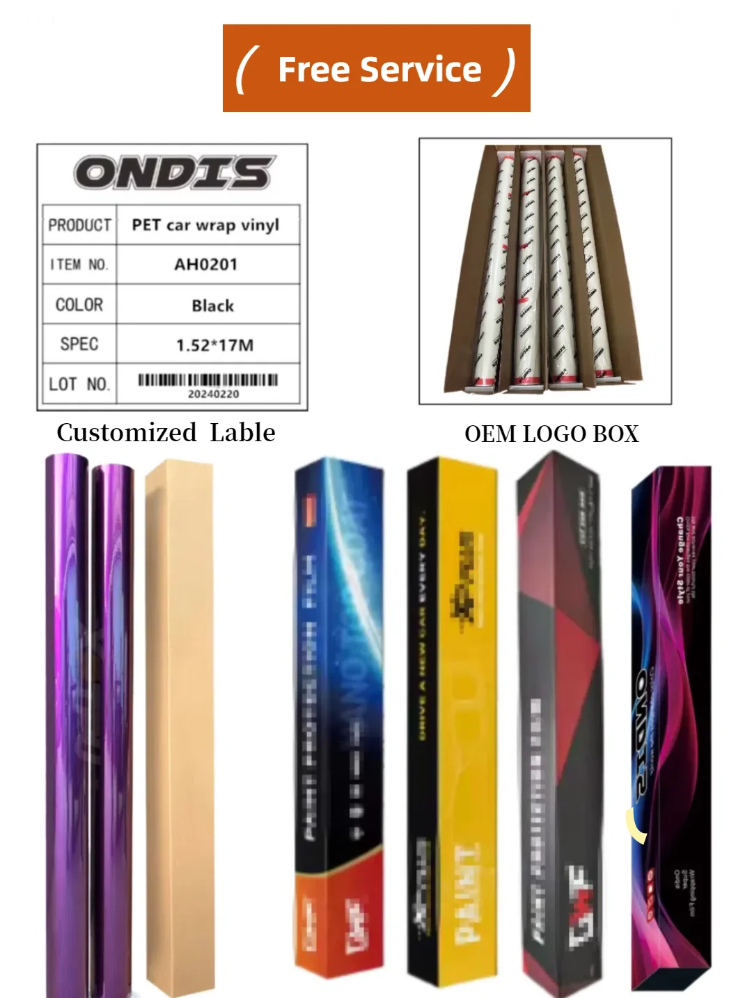 3D pattern black car wrap vinyl black design sticker for phone and laptop