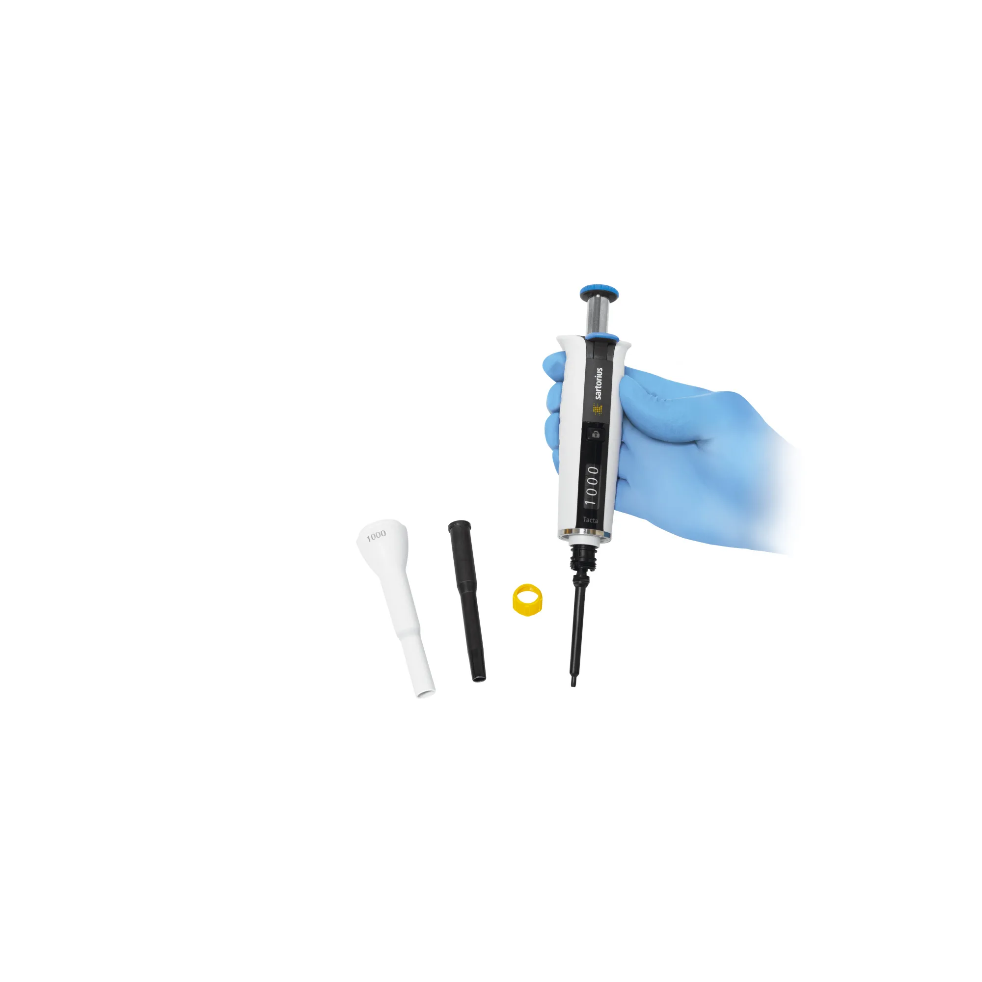 Наполовину автоклавируемая регулируемая микропипетка для одноразовых наконечников пипетки