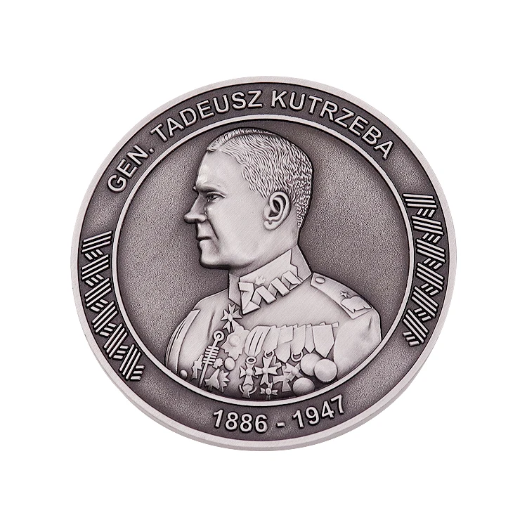 Custom Shape Metal Logos Antiques Collectible Coins Silver Souvenir Challenge Coin Brass  Commemorative Coin Buyers