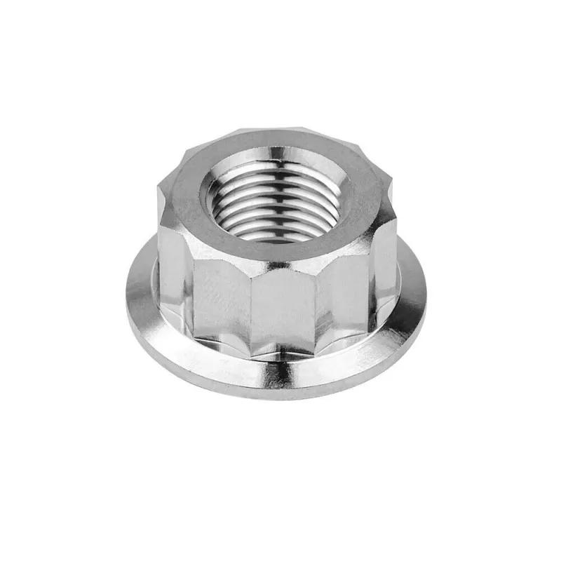 GR5 M7 M8 titanium 12 point flange bolts and nuts M9 12 point nut