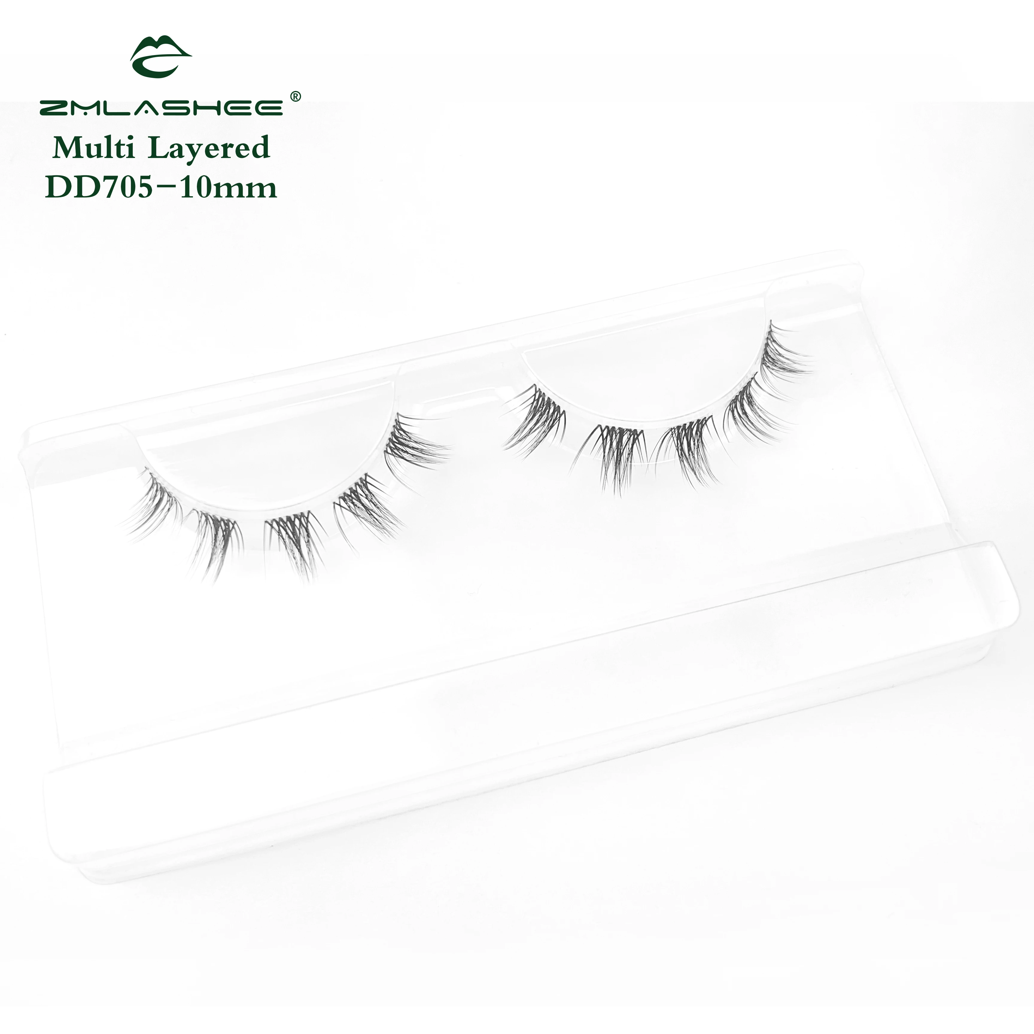 Eyelash extensions manufacturer private label lash individual lashes long wispy extension premium segmented eyelash