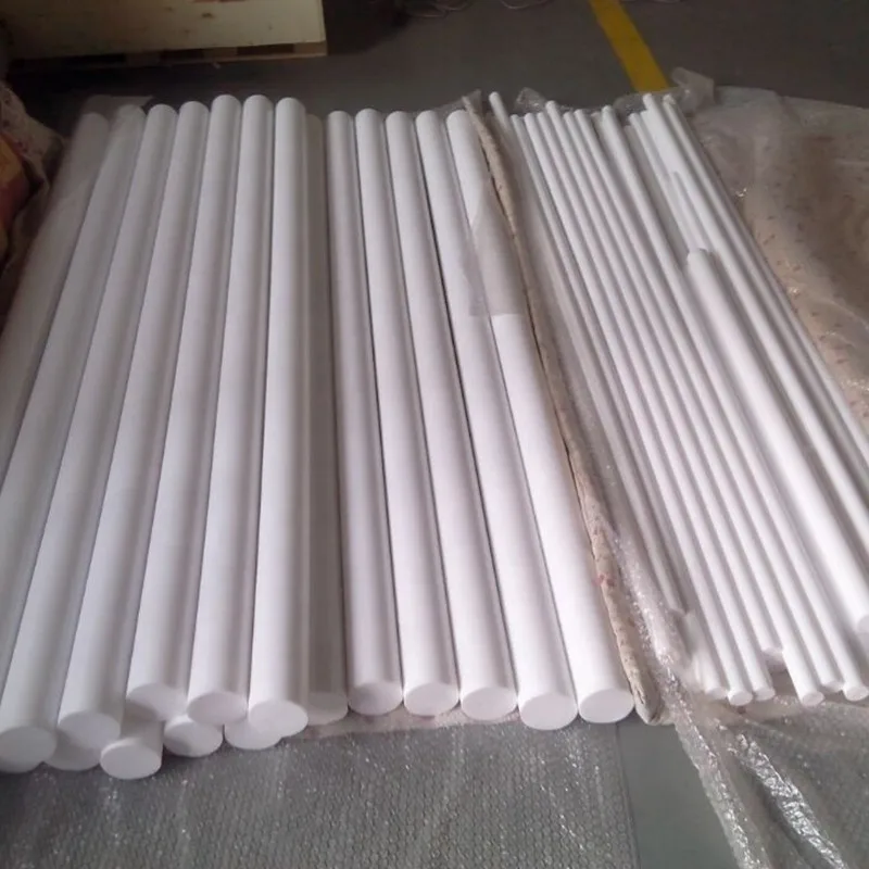 Diameter 10mm 19mm 25mm 60mm virgin solid plastic ptfe rod factory price E.U. standard
