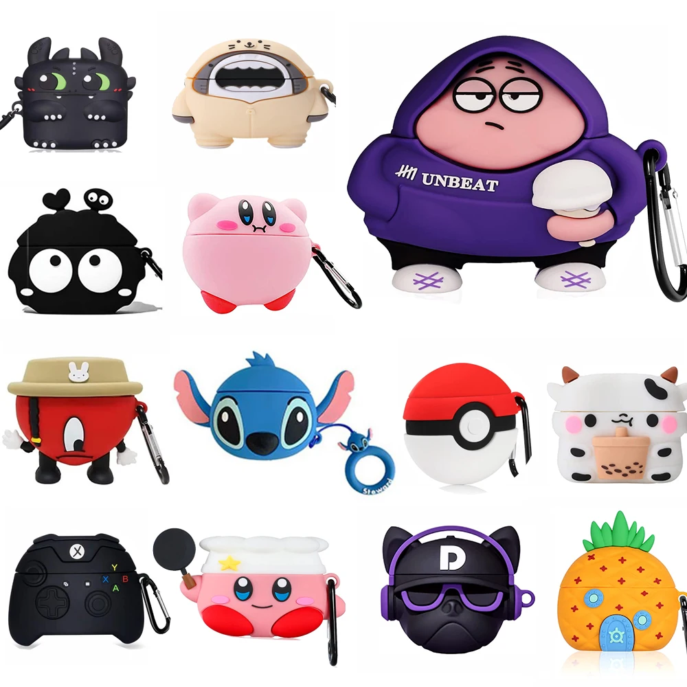 2023 Multi Assorted Styles Cover For Air Pods Pro 2 Gen 3D Cartoon Character Anime Designs Case For Apple AirPods Pro 2 Case