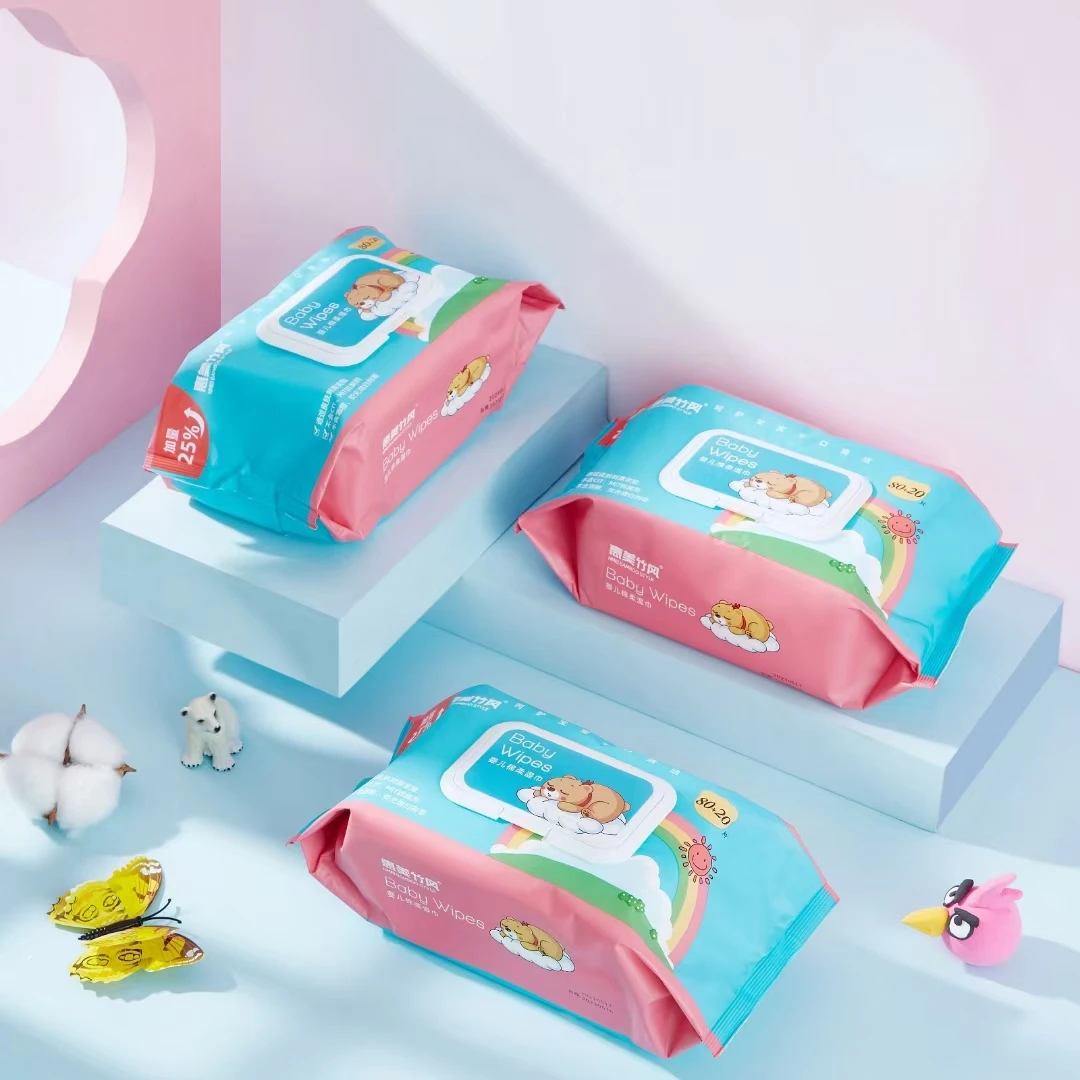 Disposable Cleaning Baby Wet Tissue Wipes Cheap Price Factory Customized Logo freshmaker wet wipes