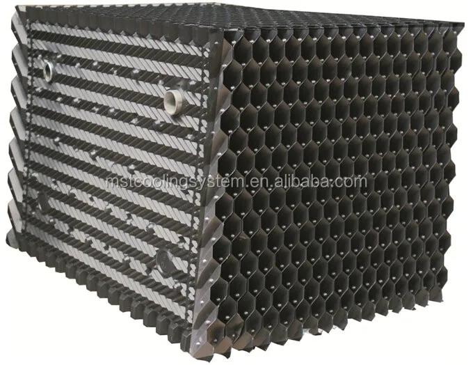 Industrial Water Cooling Evaporative PVC Fill Filling Material Cooling Tower PVC Cooling Tower Fill for Crossflow System