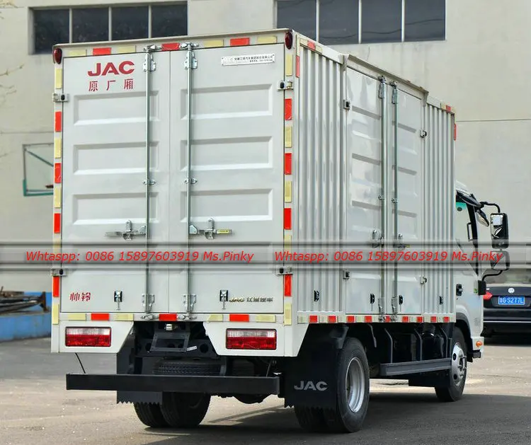 Высококачественный небольшой легкий JAC с закрытым кузовом грузовик Van Truck Euro 2 двигатель для продажи