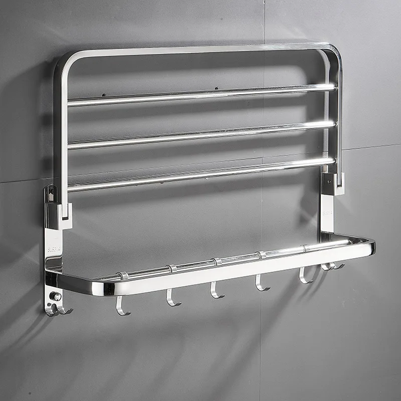 
304 Stainless Steel Towel Shelf Bathroom Towel Rack Bathroom Stainless Steel Towel Racks 