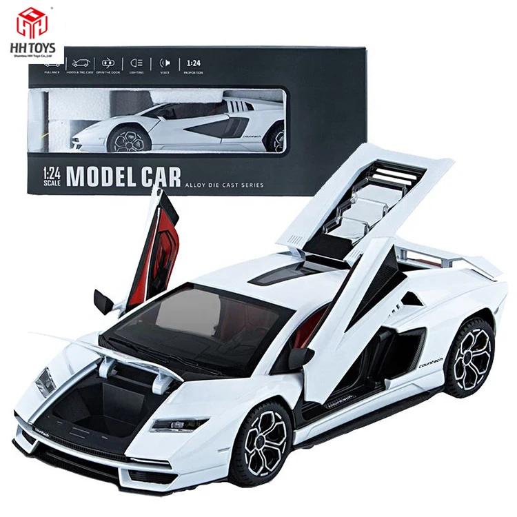 Легированные металлические автомобили Литые в 1/24 масштабе Countach LPI 800-4 гоночный автомобиль модель игрушечного автомобиля