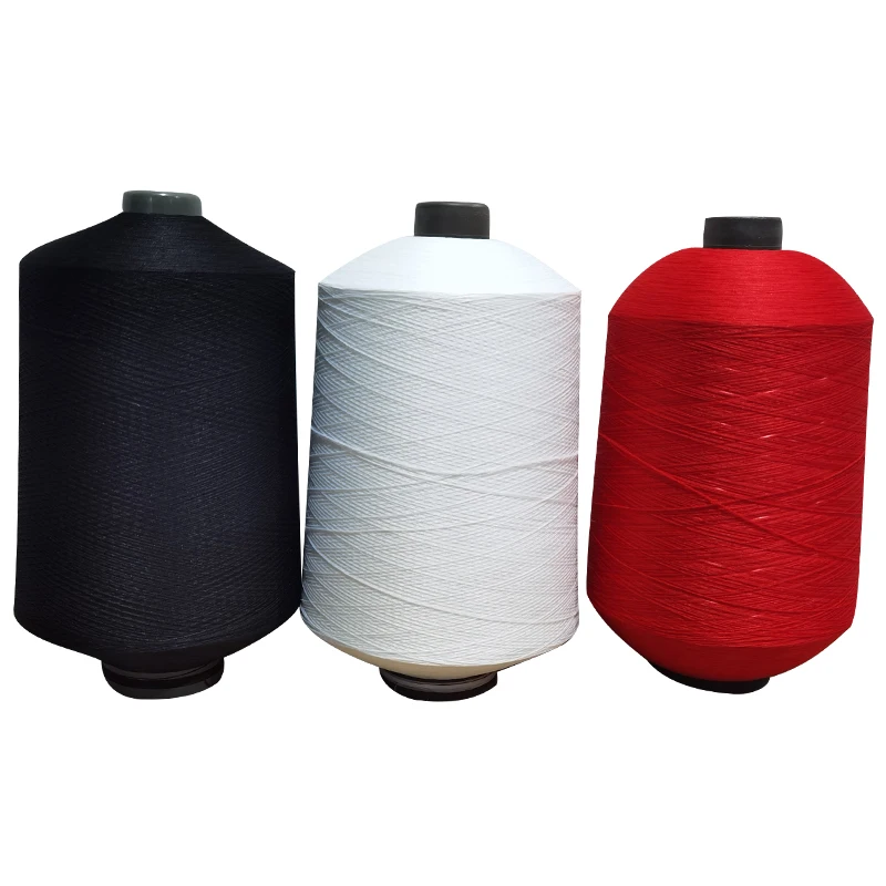 Top Sale 100% Recycled High Stretch 300D/96F Dope Dyed Regenerated DTY Polyester Yarn For Tape