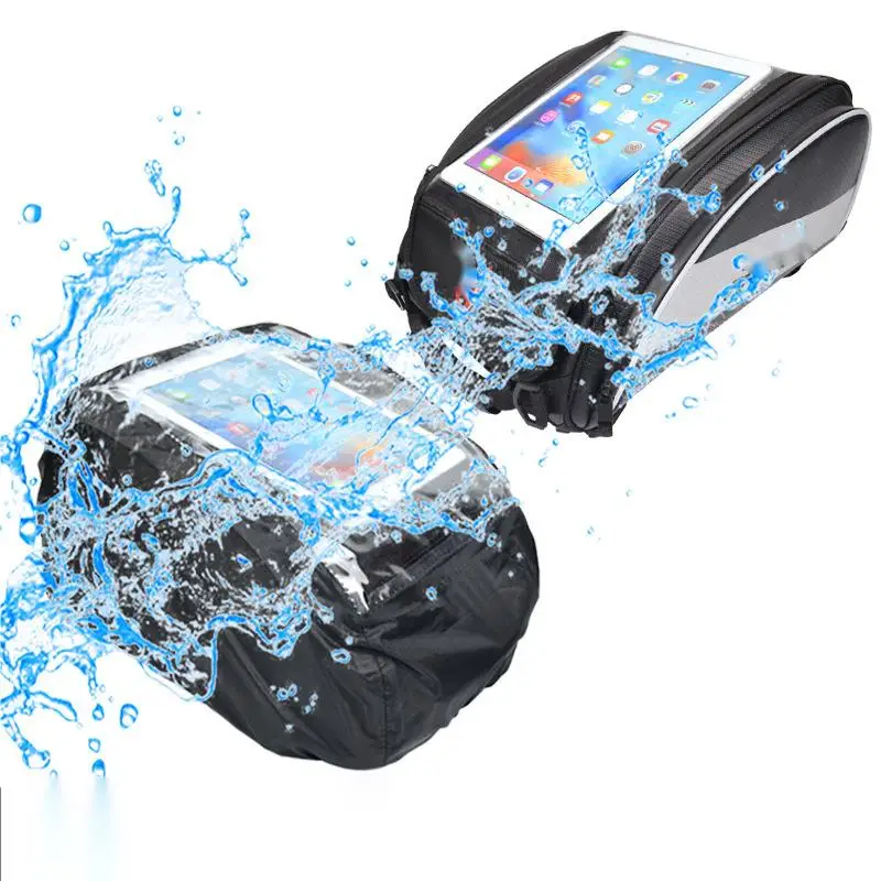 Motorcycle Navigation Bag Fuel Tank Rear Seat Helmet Bag Touchscreen Quick Disassembly Large Capacity Universal Model