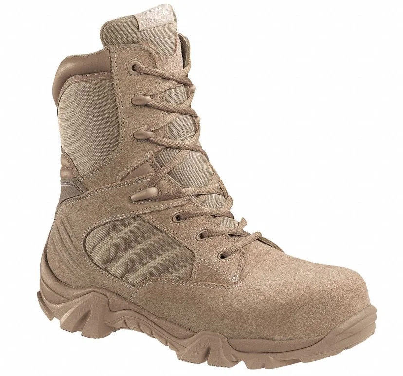 Composite tactical military style safety boots for army