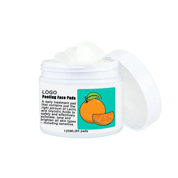 35% Glycolic Acid Pads Alcohol free Exfoliating Resurfacing AHA Peel Face Wipes for Dullness,Pores,Acne Scars,Fine Wrinkles