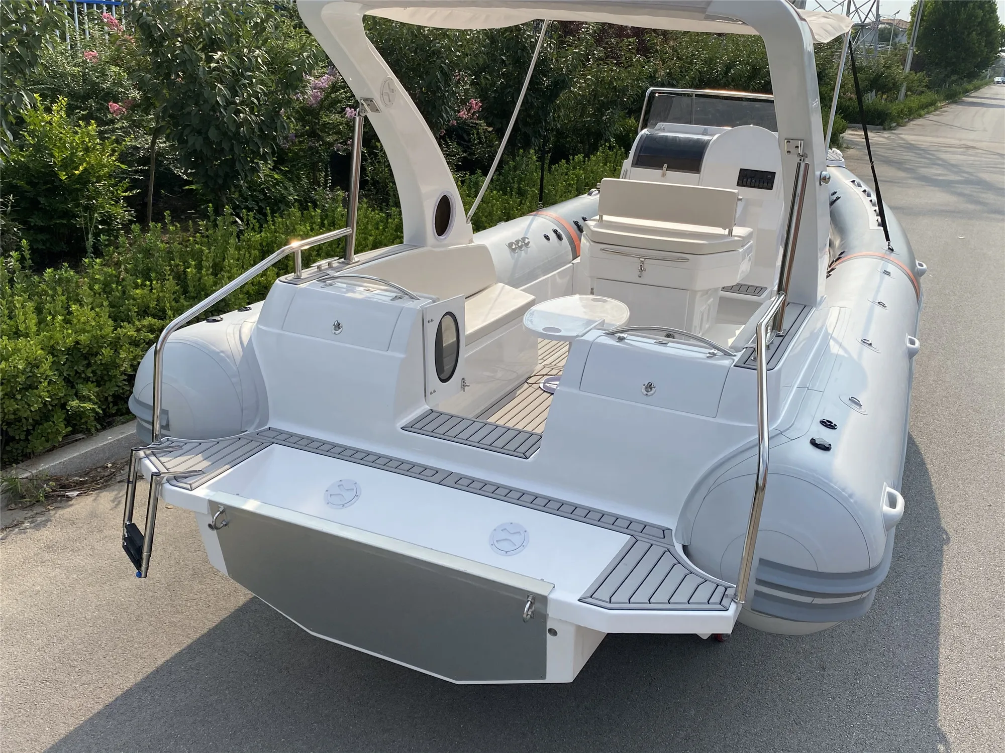Liya 27ft deep v hull speed boats luxury yacht for tour Qingdao boats