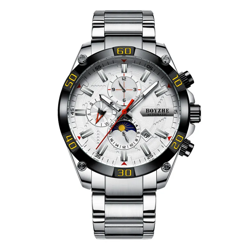High quality WL031 Watch Stainless Steel Men Skeleton Watch With OEM Wholesale Automatic Watch