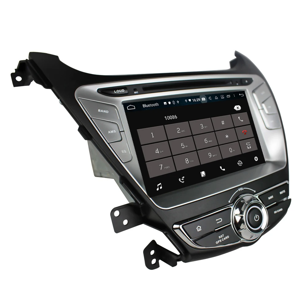 KD-8054 Hot selling Android 10.0 Auto Stereo Car DVD GPS For Elantra 2014 full touch with HD Screen/ GPS/Mirror Link/DVR/TPMS