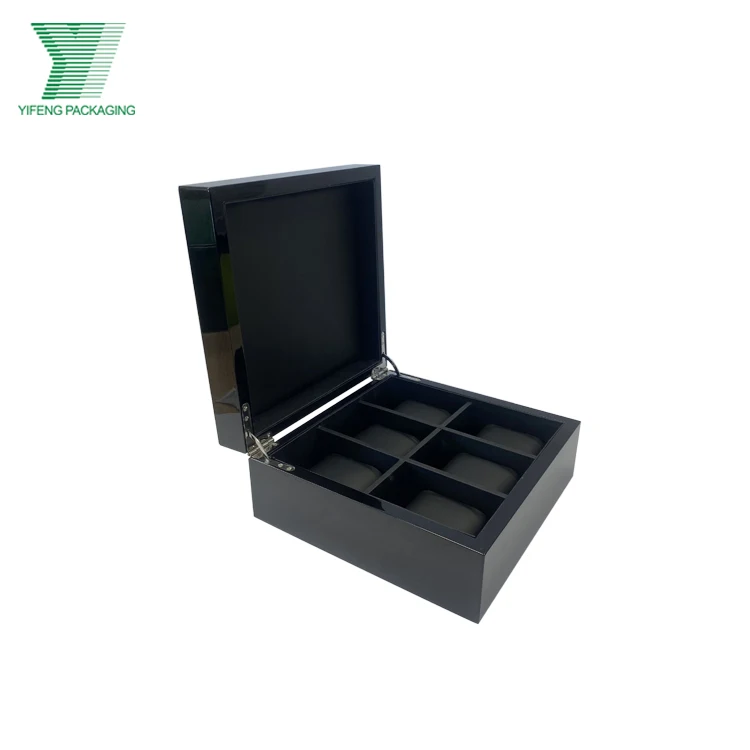 Gift wooden box wholesale handmade Essential Oils Box  Creative hexagonal storage wood jewelry packaging box