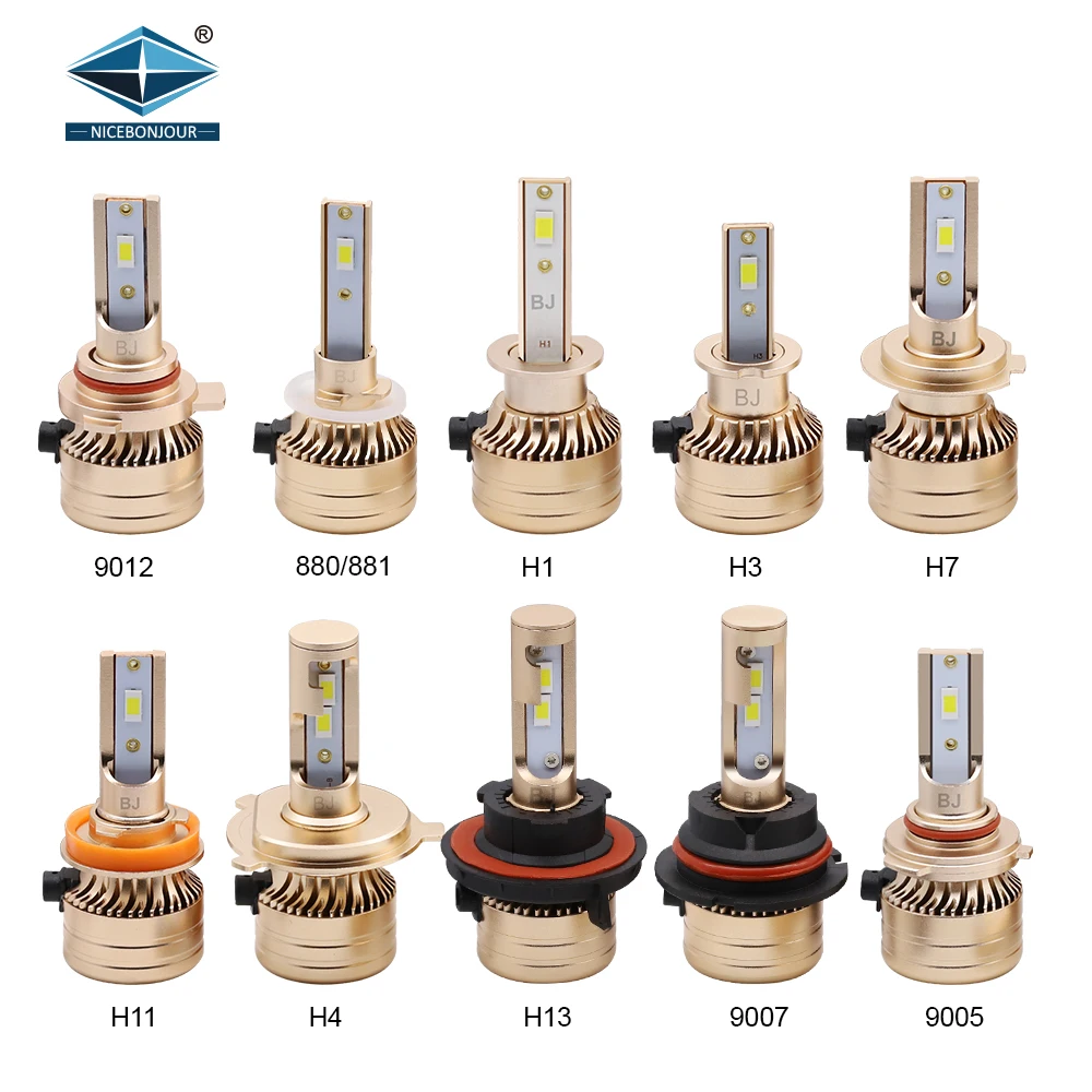 Universal 12V 26W 7000 Lumen Led Car Light Auto H1 H3 H4 H7 H11 9005 9006 Led Headlight Bulb