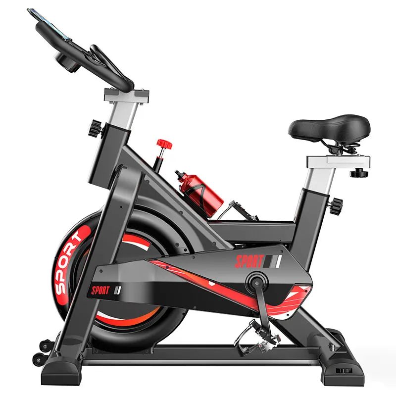 Indoor exercise spinning bike with training screen spinning bike accessories with display bodyfit spinning bike
