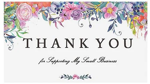 Customized Design Recycled Paper Offset Printing Business Thank You Greeting Card Postcards With Logo