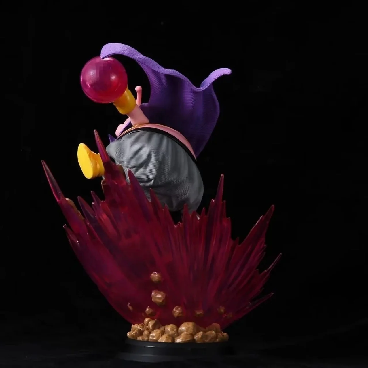 Anime 21cm Dragon Balls Z Super Saiyan Majin Buu Burst wave Doll Statue Action Figures PVC Toys Model Gift