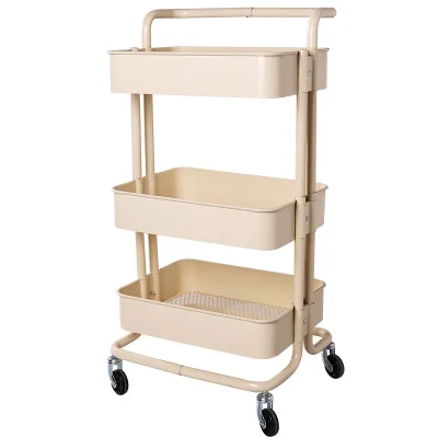3 tiers trolley with handle